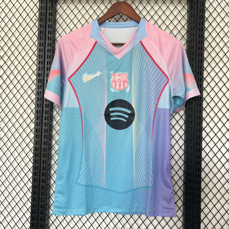 Barcelona 2025/26 Special Edition Kit Pink/Blue